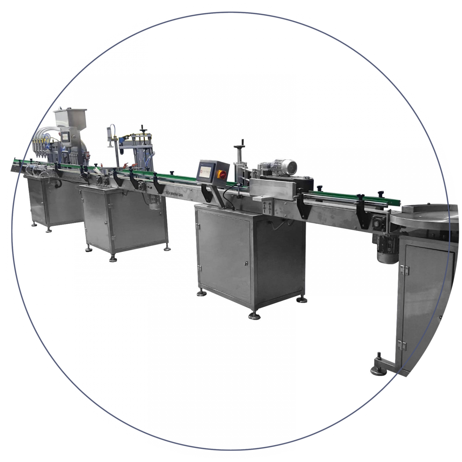 Yeni ABC sensörlü dolum makinemiz